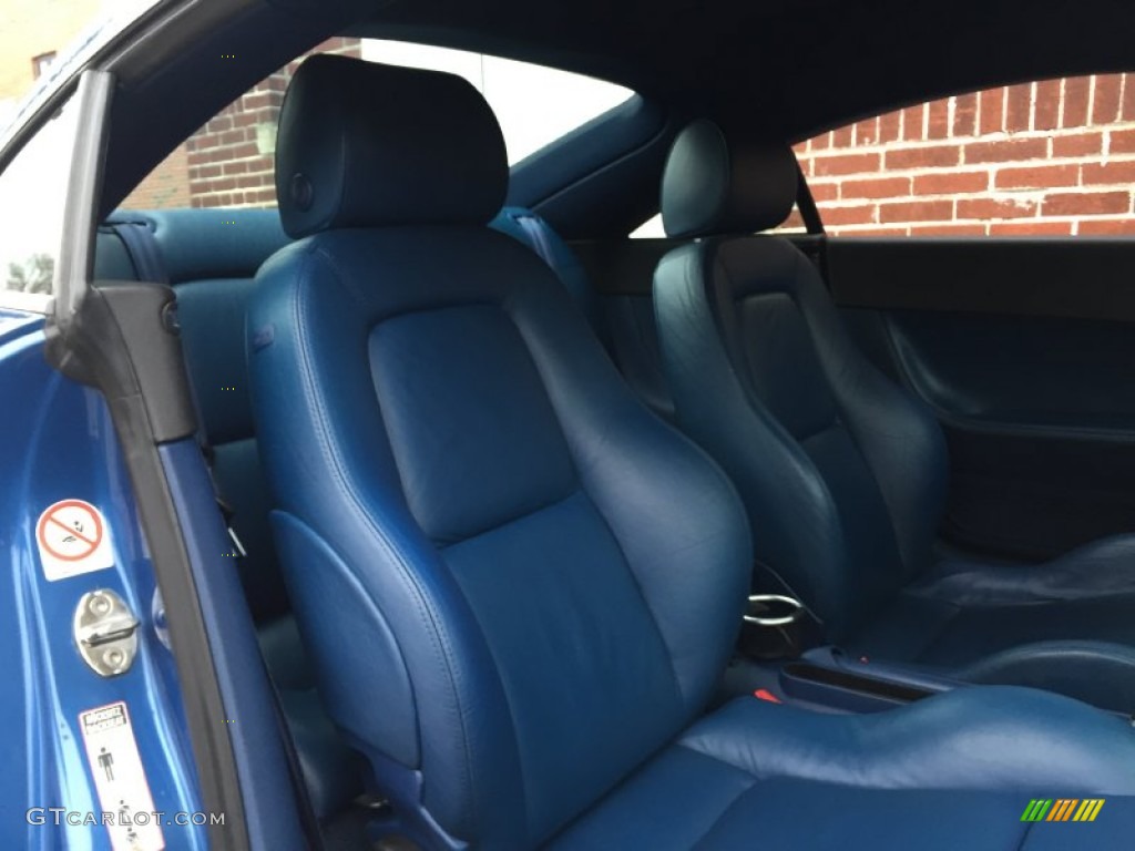 Denim Blue Interior 2000 Audi TT 1.8T Coupe Photo #102415930
