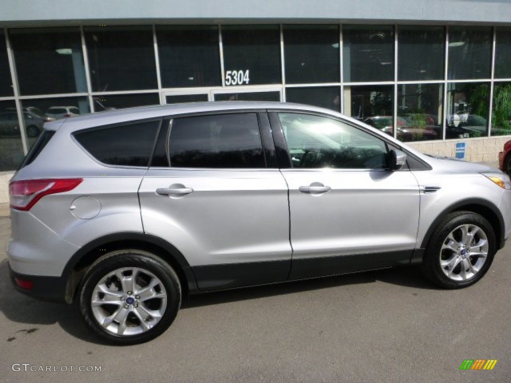 2013 Escape SEL 2.0L EcoBoost 4WD - Ingot Silver Metallic / Charcoal Black photo #2