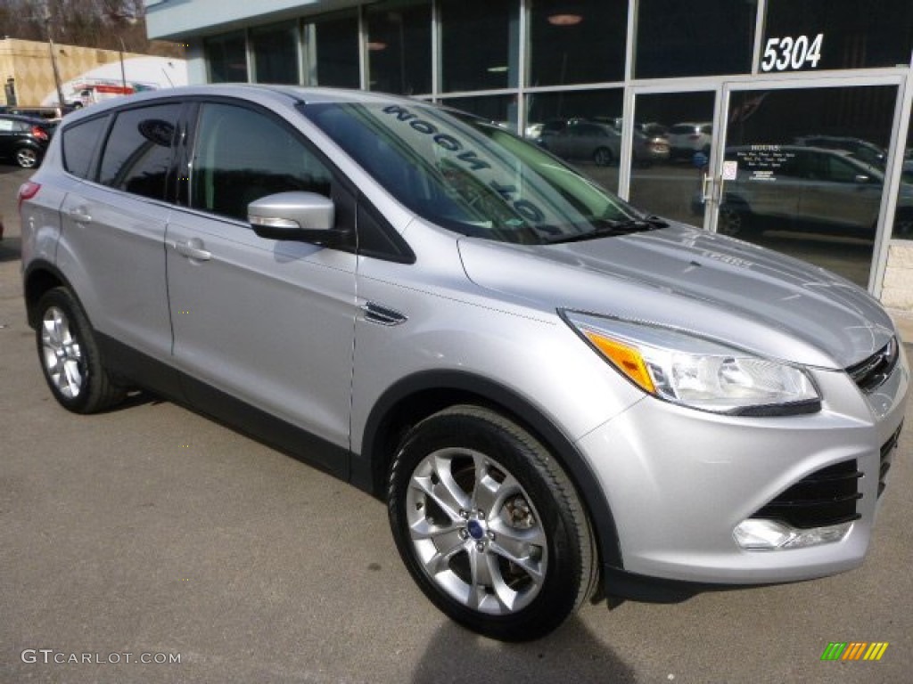 2013 Escape SEL 2.0L EcoBoost 4WD - Ingot Silver Metallic / Charcoal Black photo #3