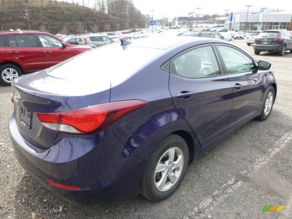 2014 Elantra SE Sedan - Blue / Gray photo #2