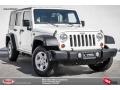 Stone White 2010 Jeep Wrangler Unlimited Sport