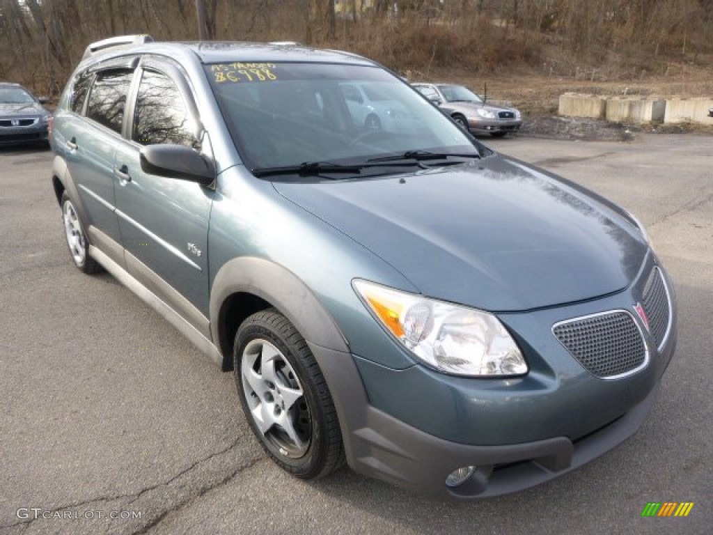 Wave Blue 2007 Pontiac Vibe Standard Vibe Model Exterior Photo #102420520