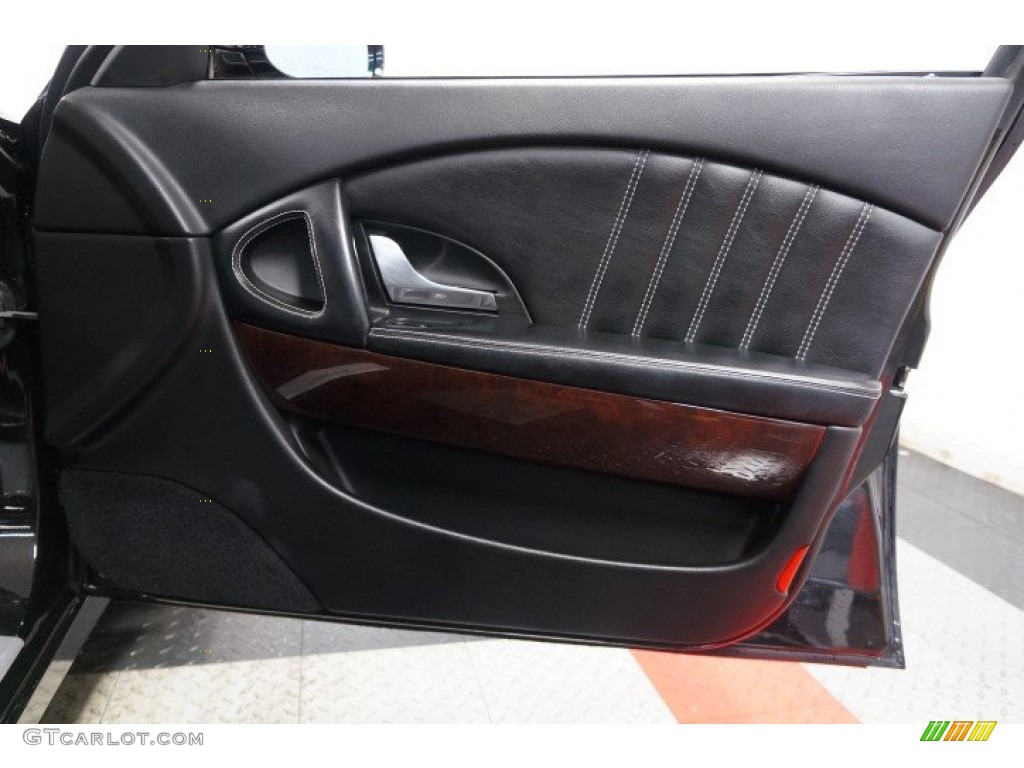 2007 Maserati Quattroporte Sport GT DuoSelect Nero Door Panel Photo #102421168