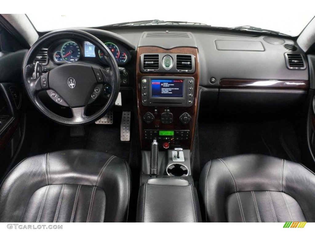2007 Maserati Quattroporte Sport GT DuoSelect Nero Dashboard Photo #102421303