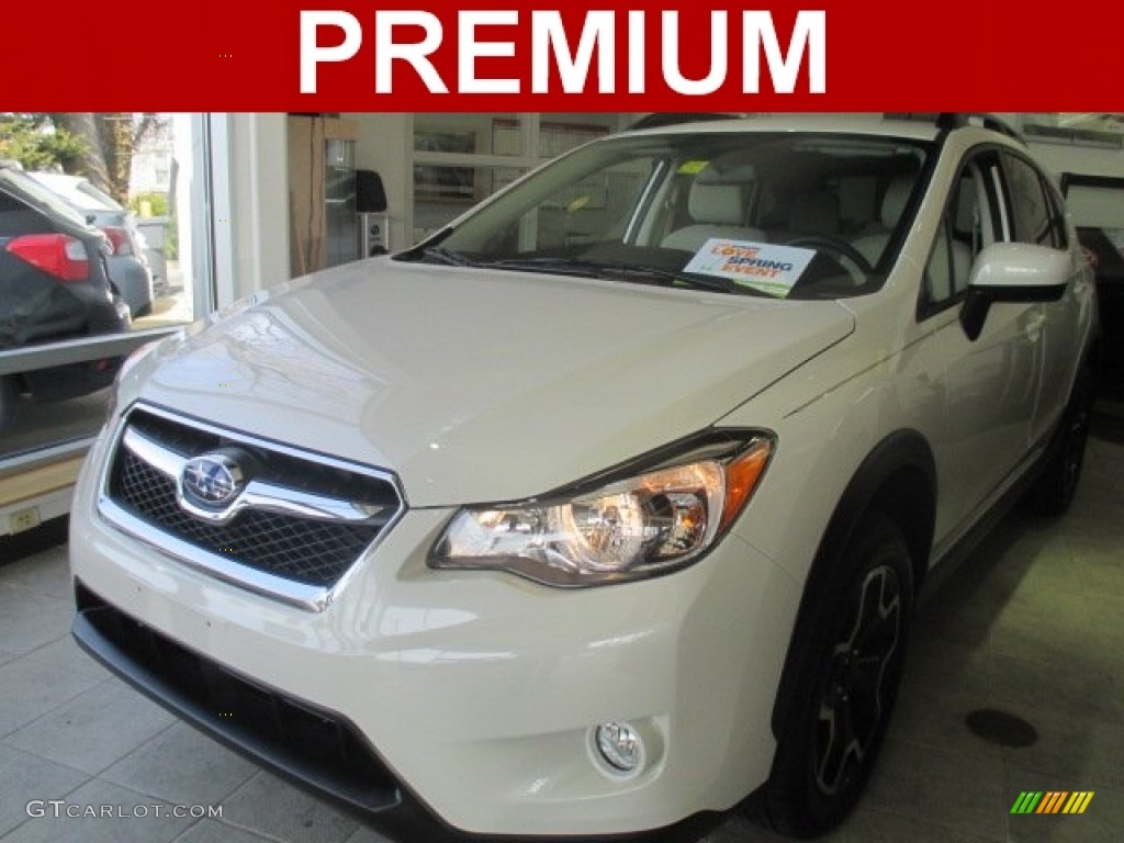 2015 XV Crosstrek 2.0i Premium - Crystal White Pearl / Ivory photo #1