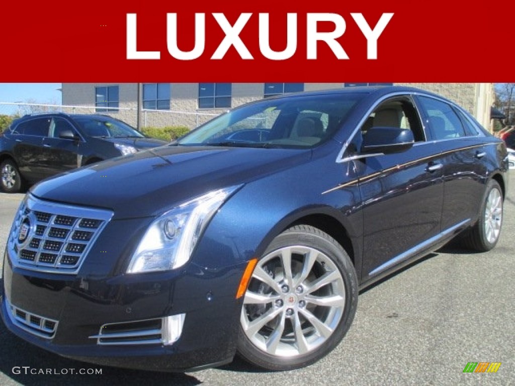 Dark Adriatic Blue Metallic Cadillac XTS