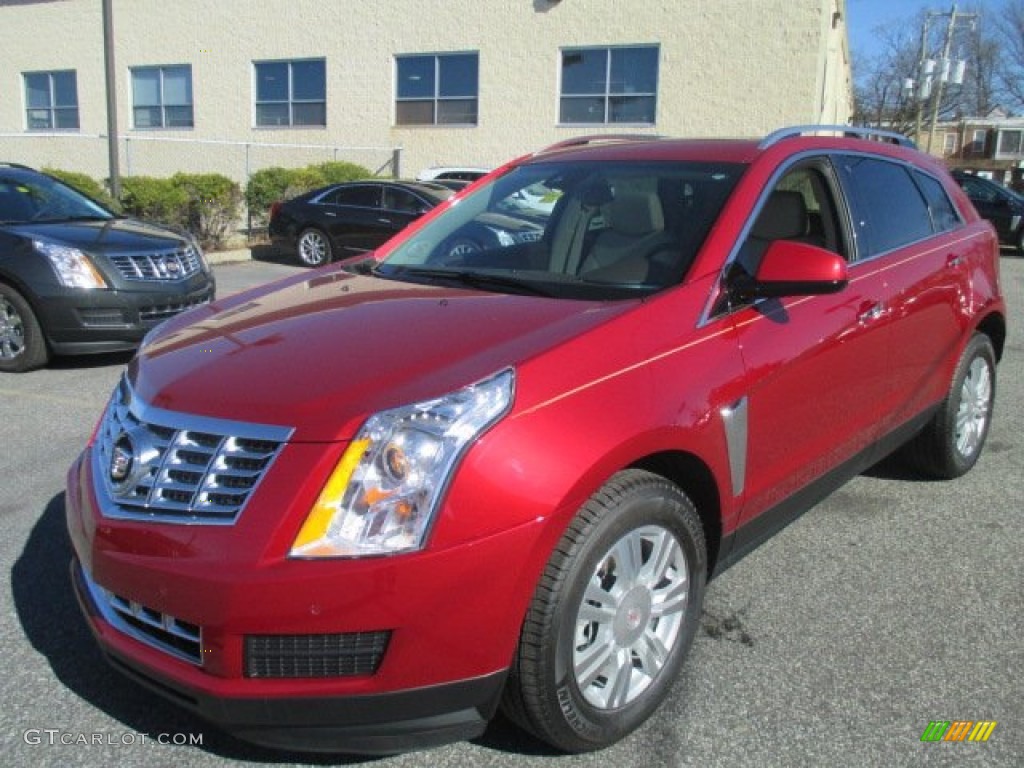 Crystal Red Tintcoat 2015 Cadillac SRX Luxury AWD Exterior Photo #102428623