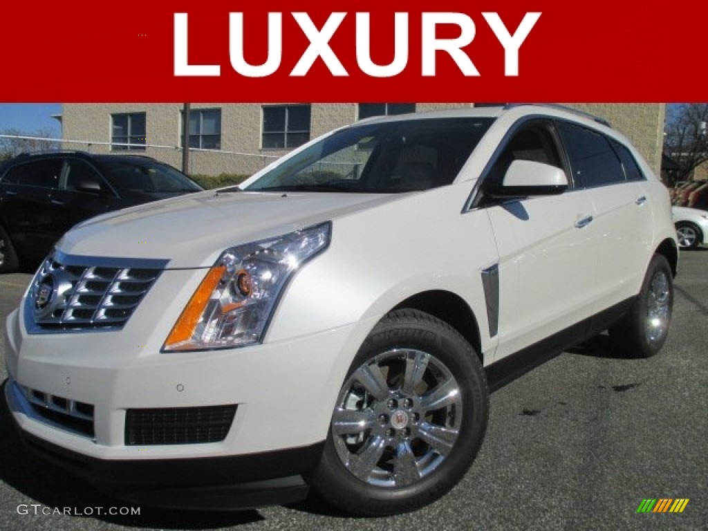 2015 SRX Luxury - Platinum Ice Tricoat / Shale/Brownstone photo #1