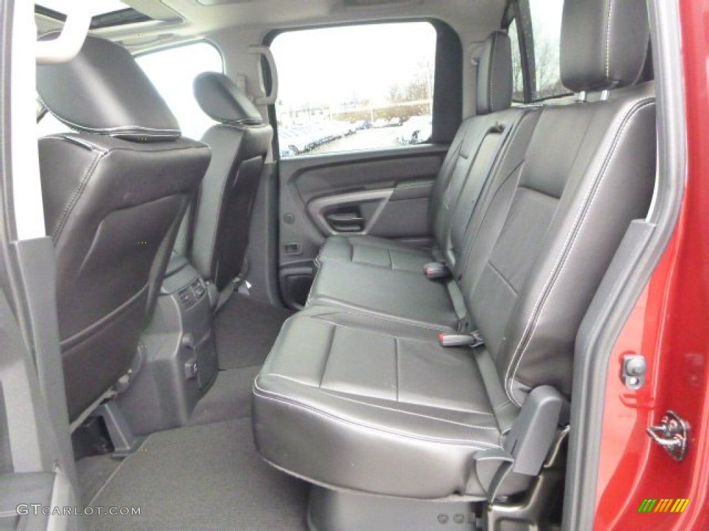 2015 Nissan Titan PRO-4X Crew Cab 4x4 Rear Seat Photo #102430027