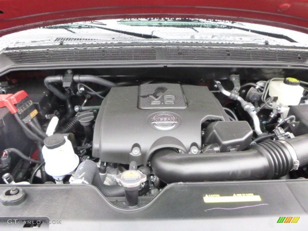 2015 Nissan Titan PRO-4X Crew Cab 4x4 5.6 Liter DOHC 32-Valve CVTCS VK56DE V8 Engine Photo #102430042