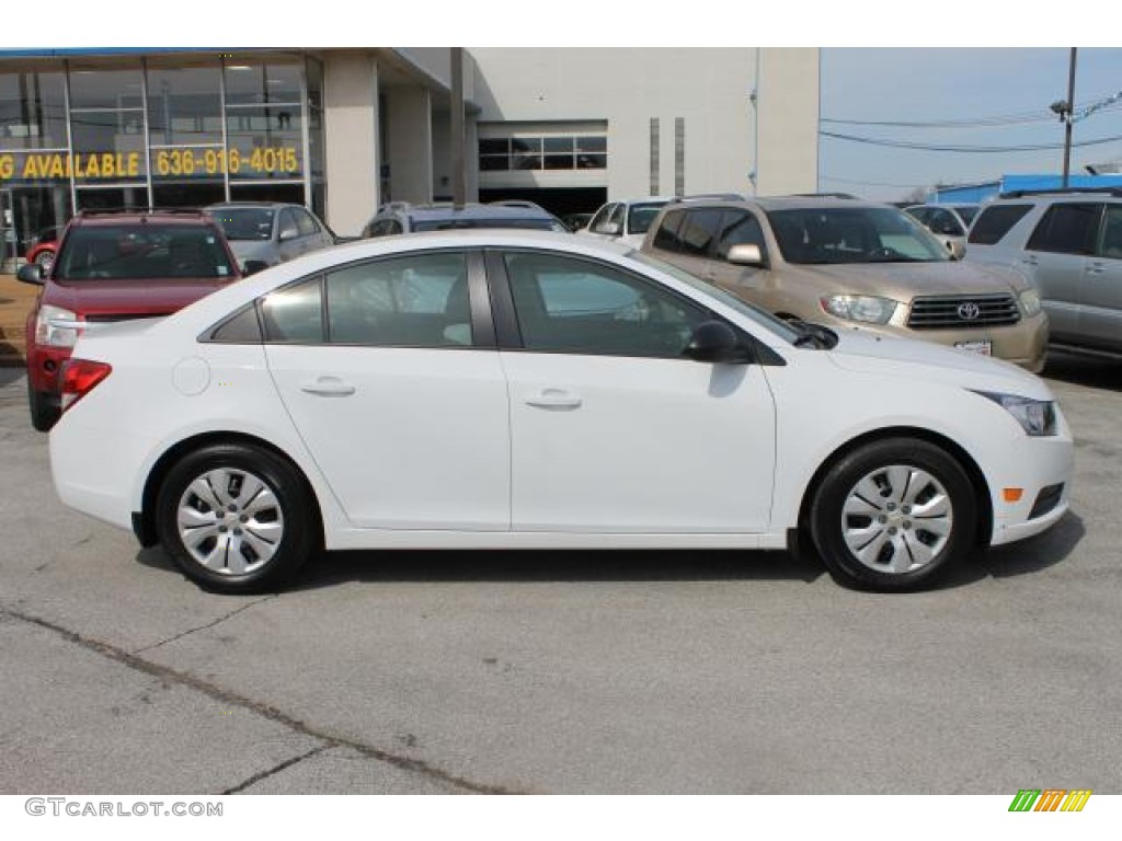 2013 Cruze LS - Summit White / Jet Black/Medium Titanium photo #1