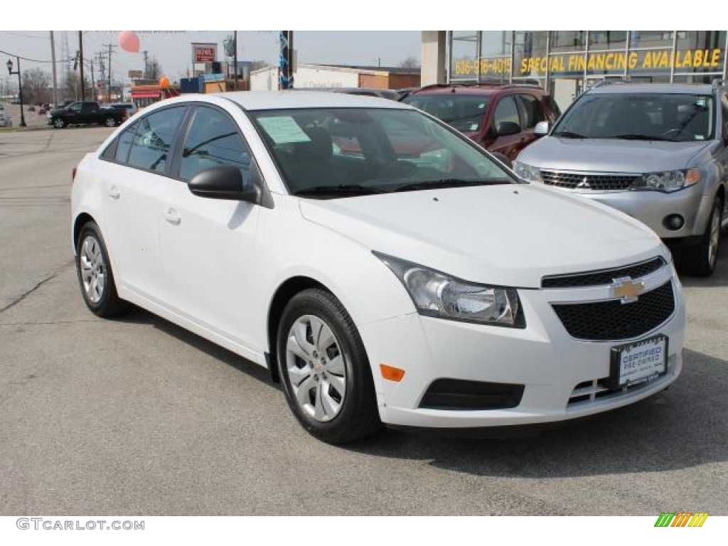 2013 Cruze LS - Summit White / Jet Black/Medium Titanium photo #2