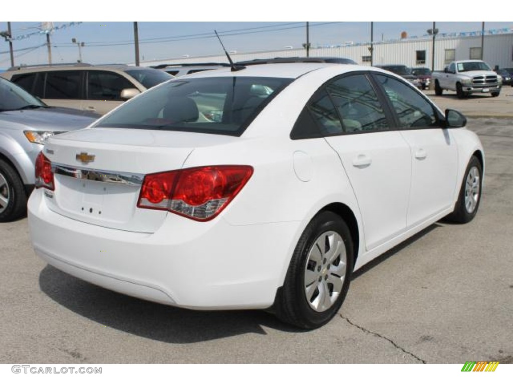 2013 Cruze LS - Summit White / Jet Black/Medium Titanium photo #3