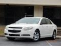 White 2008 Chevrolet Malibu LS Sedan