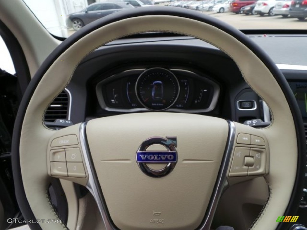 2015 XC60 T5 Drive-E - Savile Grey Metallic / Soft Beige photo #22