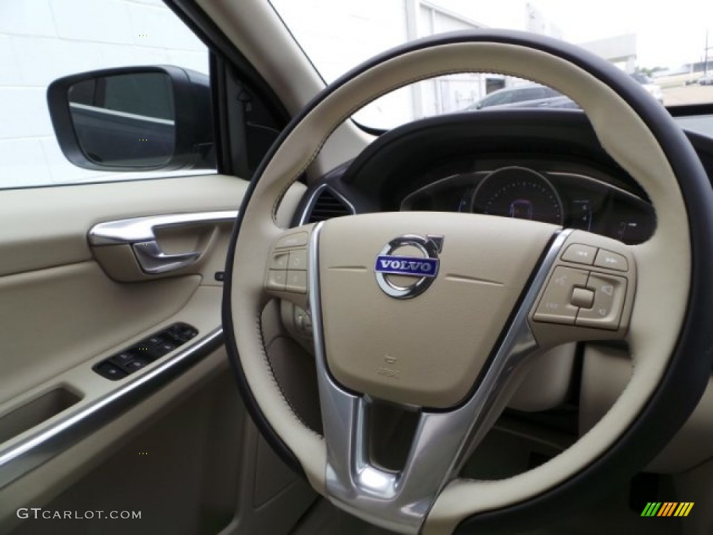 2015 XC60 T5 Drive-E - Savile Grey Metallic / Soft Beige photo #26