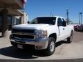 Summit White - Silverado 2500HD LT Extended Cab 4x4 Photo No. 17