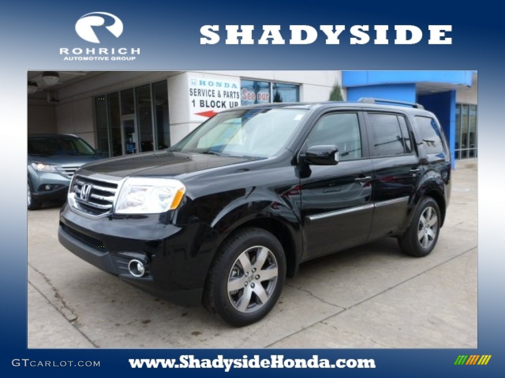 2015 Pilot Touring 4WD - Crystal Black Pearl / Black photo #1