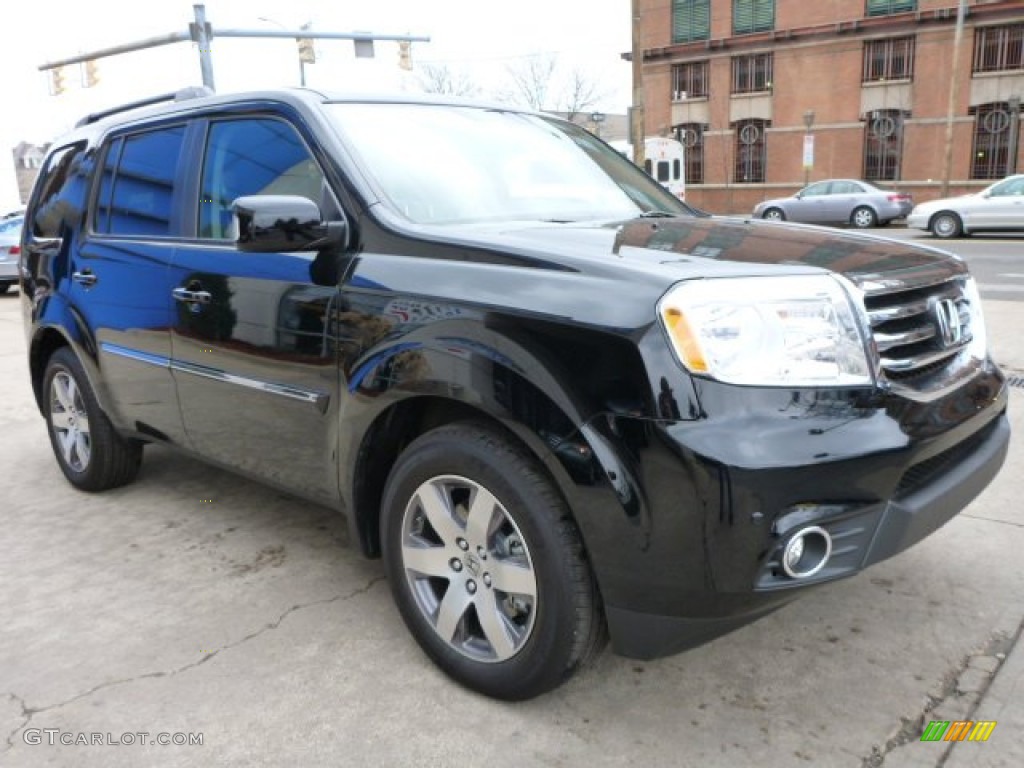2015 Pilot Touring 4WD - Crystal Black Pearl / Black photo #3