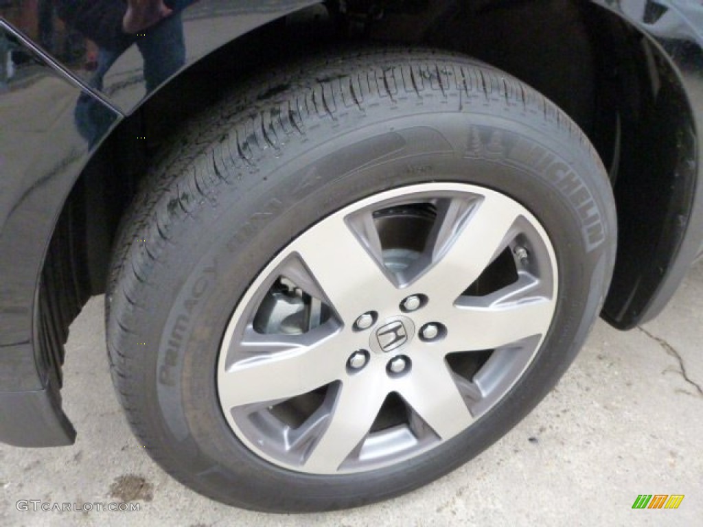 2015 Pilot Touring 4WD - Crystal Black Pearl / Black photo #8