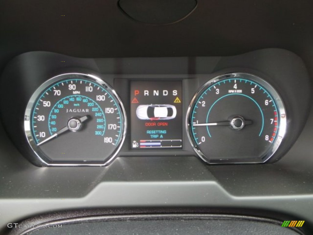 2013 Jaguar XF I4 T Gauges Photo #102437492