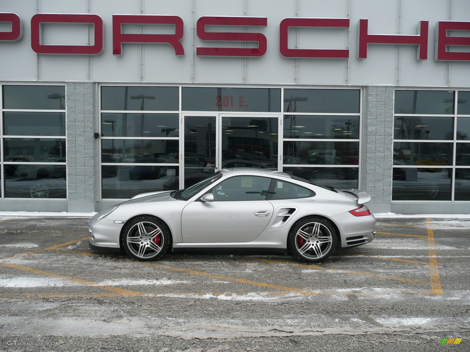 2007 Porsche 911 Turbo Coupe 2007 Porsche 911 Turbo Coupe, Arctic Silver Metallic / Sea Blue, Profile Photo #102439