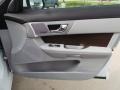 Dove/Warm Charcoal 2013 Jaguar XF I4 T Door Panel