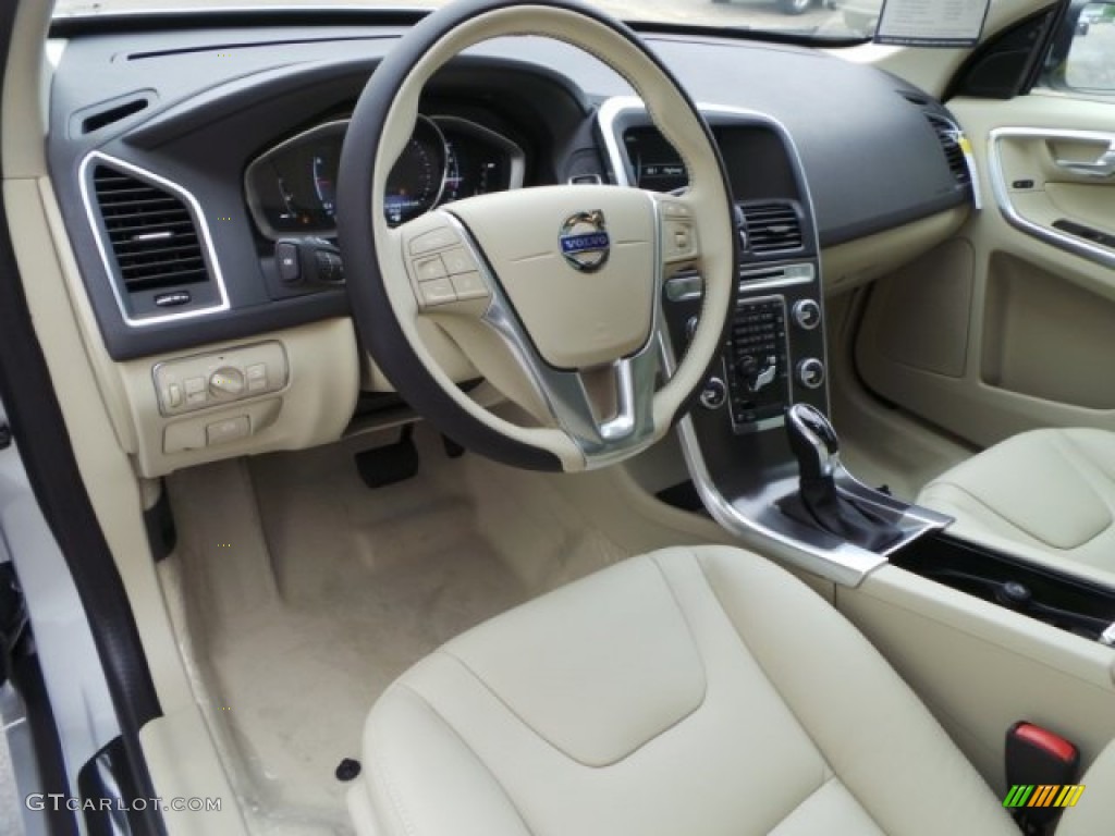Soft Beige Interior 2015 Volvo XC60 T6 AWD Photo #102438140