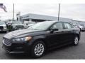 2015 Tuxedo Black Metallic Ford Fusion S  photo #3