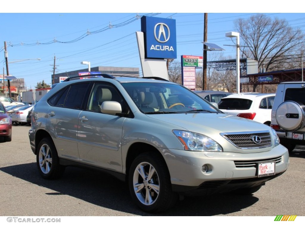 2007 RX 400h AWD Hybrid - Bamboo Green Pearl / Ivory photo #1