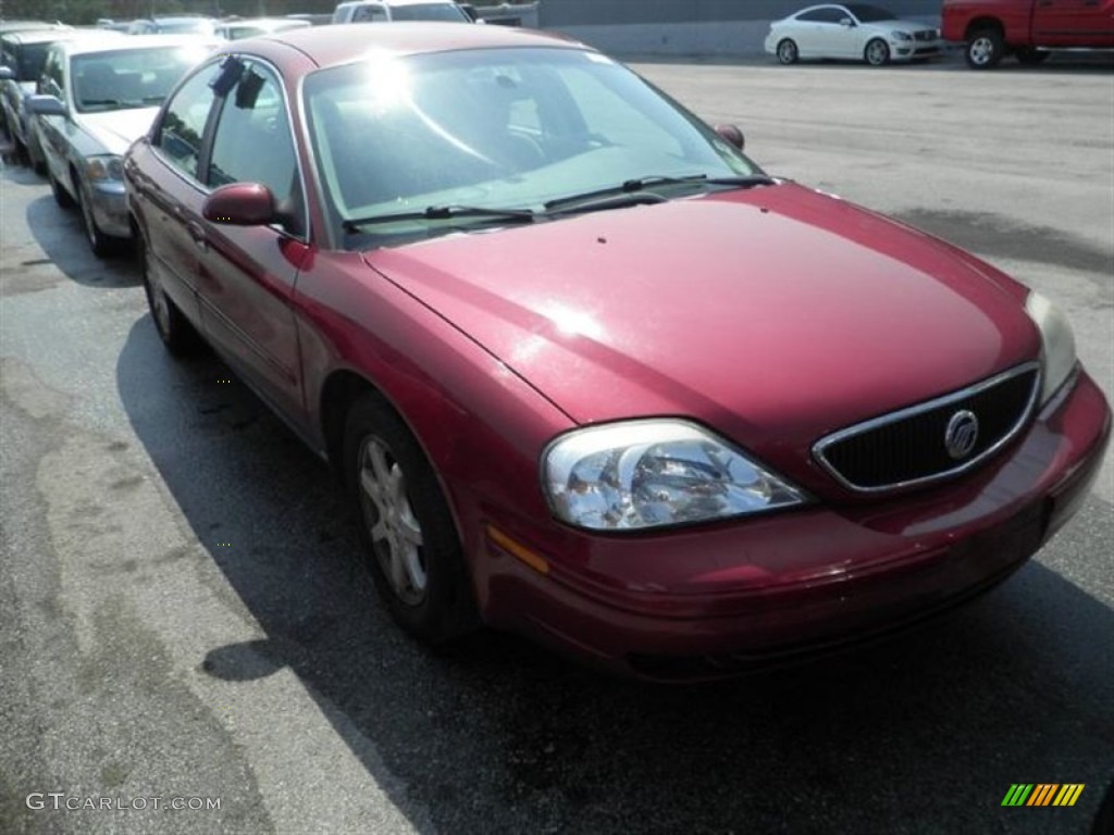 2002 Sable GS Sedan - Matador Red Metallic / Medium Parchment photo #4