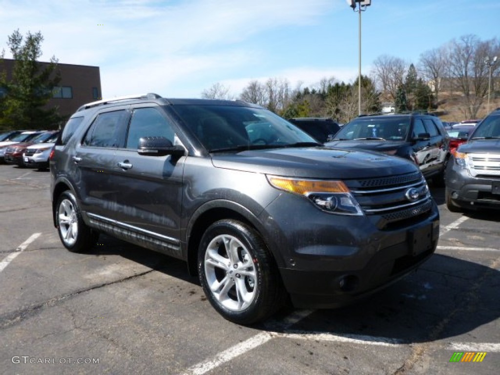 2015 Explorer Limited 4WD - Magnetic / Charcoal Black photo #1