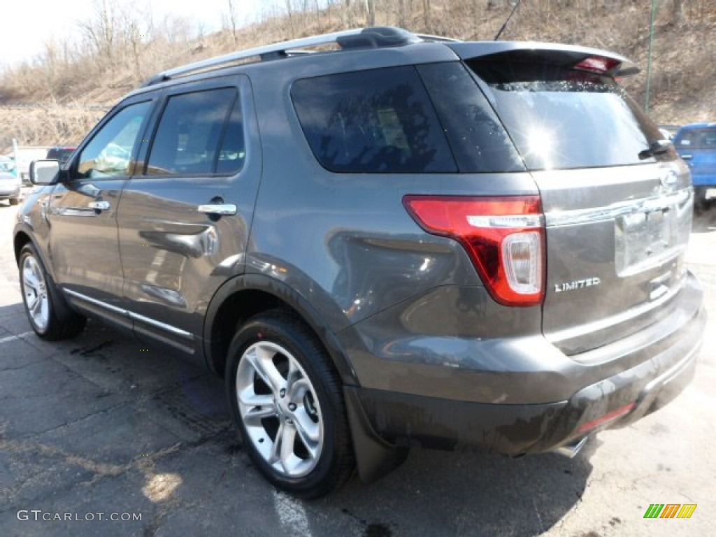 2015 Explorer Limited 4WD - Magnetic / Charcoal Black photo #4