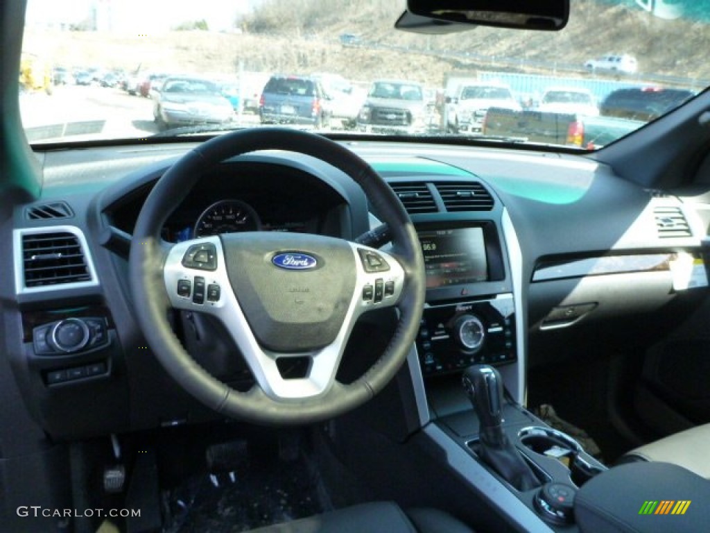 2015 Explorer Limited 4WD - Magnetic / Charcoal Black photo #9