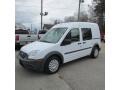Frozen White 2010 Ford Transit Connect XL Cargo Van Exterior