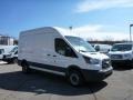 Oxford White 2015 Ford Transit Van 250 HR Long