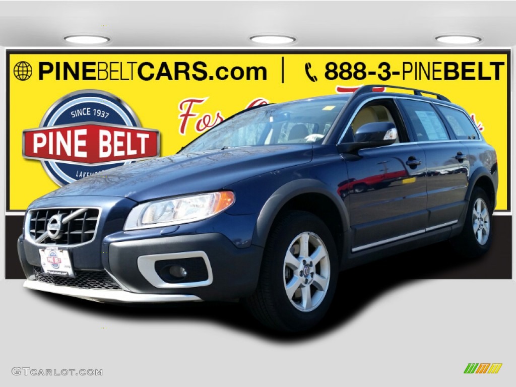 2010 XC70 3.2 AWD - Caspian Blue Metallic / Sandstone photo #1