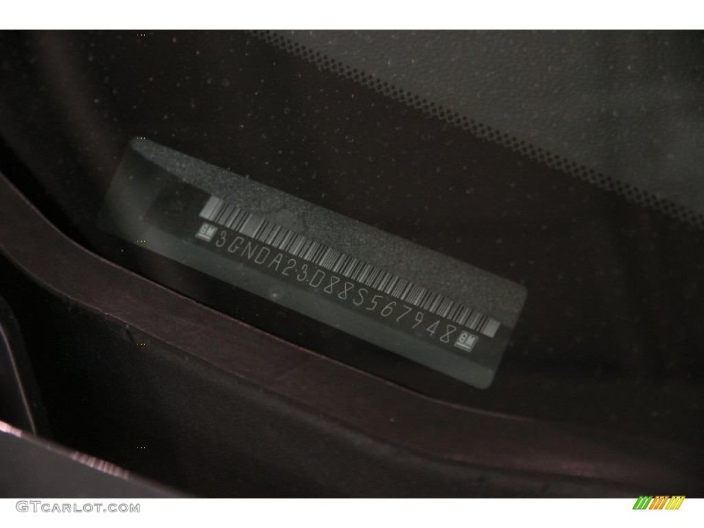 2008 HHR LT - Dark Gray Metallic / Ebony Black photo #15