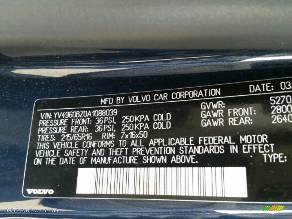 2010 XC70 3.2 AWD - Caspian Blue Metallic / Sandstone photo #20