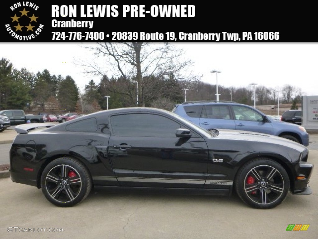 2014 Mustang GT/CS California Special Coupe - Black / California Special Charcoal Black/Miko Suede photo #1