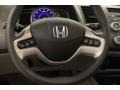 2007 Honda Civic Gray Interior Steering Wheel Photo