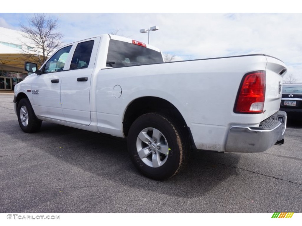 2015 1500 Tradesman Quad Cab - Bright White / Black/Diesel Gray photo #2