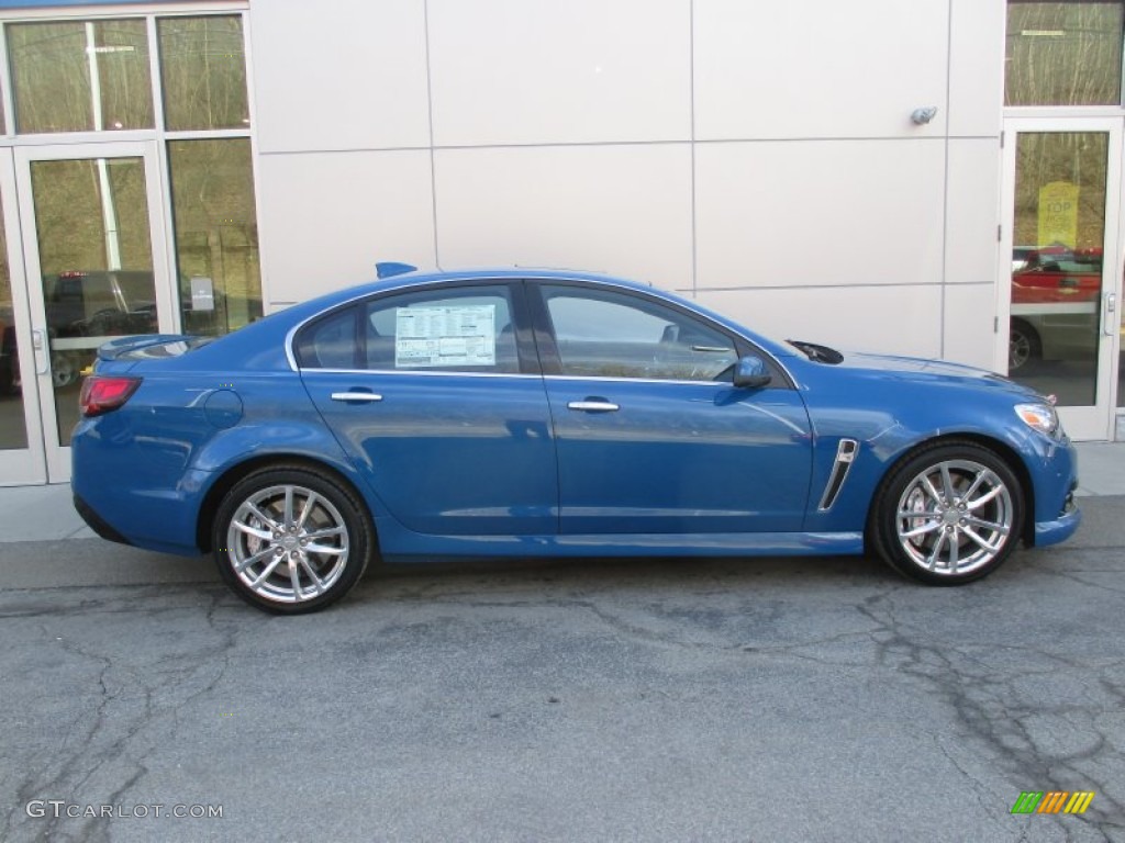 Perfect Blue Metallic 2015 Chevrolet SS Sedan Exterior Photo #102448603