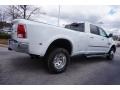 2015 Bright White Ram 3500 Laramie Crew Cab 4x4 Dual Rear Wheel  photo #3