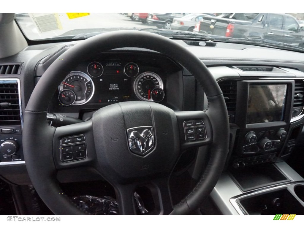 2015 1500 Sport Crew Cab - Brilliant Black Crystal Pearl / Black photo #8