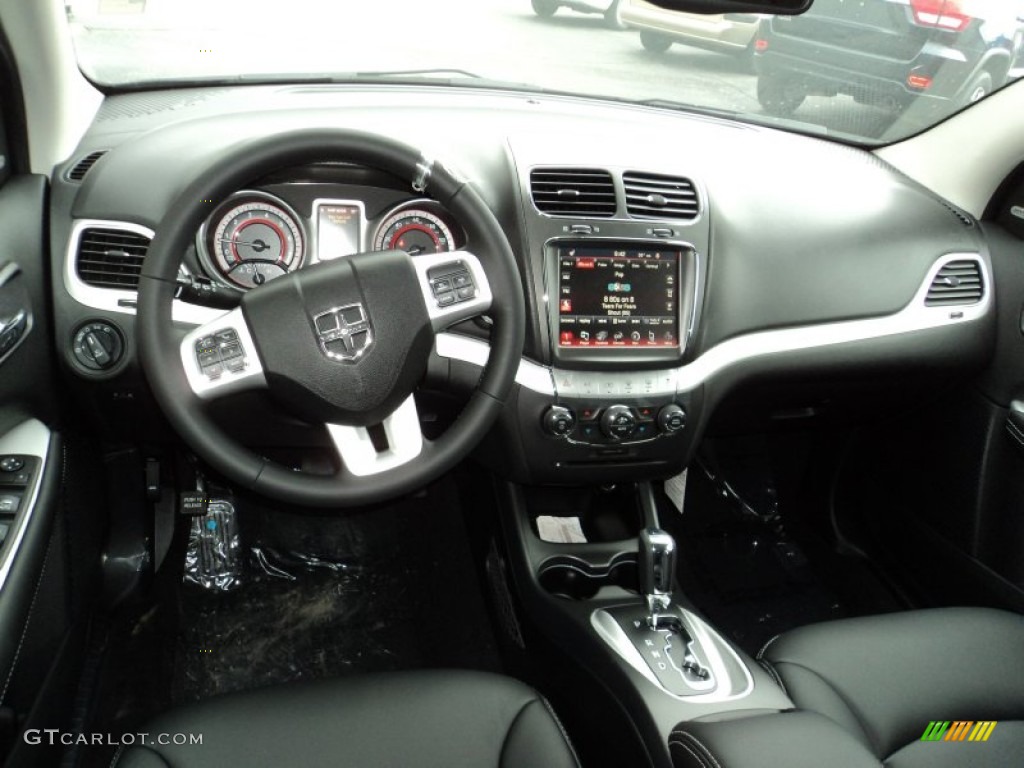 Black Interior 2015 Dodge Journey Limited AWD Photo #102451471
