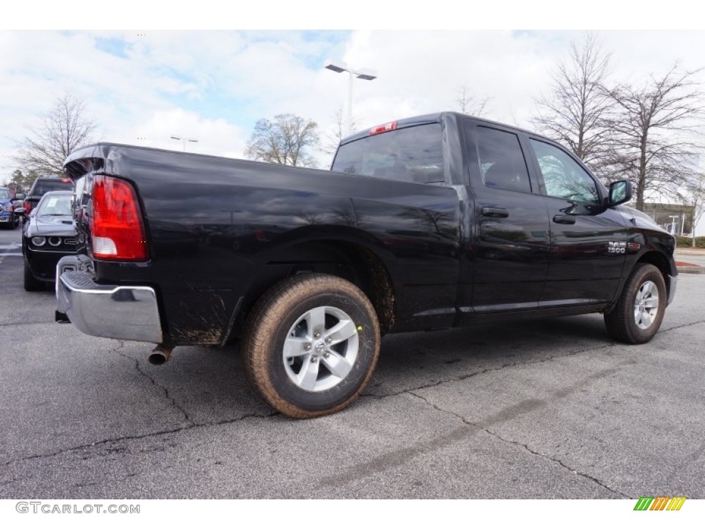 Brilliant Black Crystal Pearl 2015 Ram 1500 Tradesman Quad Cab Exterior Photo #102451639