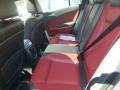 2015 Dodge Charger Black/Ruby Red Interior Rear Seat Photo