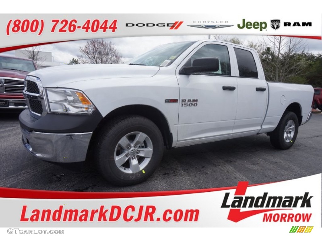 2015 1500 Tradesman Quad Cab - Bright White / Black/Diesel Gray photo #1