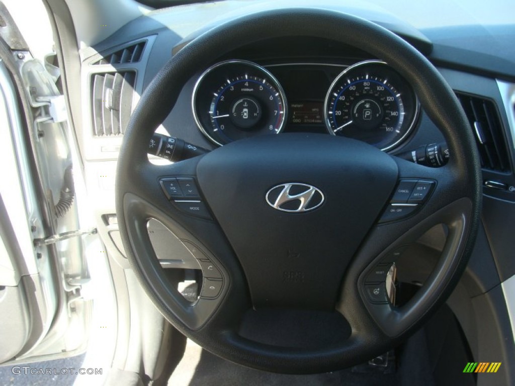 2014 Sonata GLS - Iridescent Silver Blue Pearl / Gray photo #13